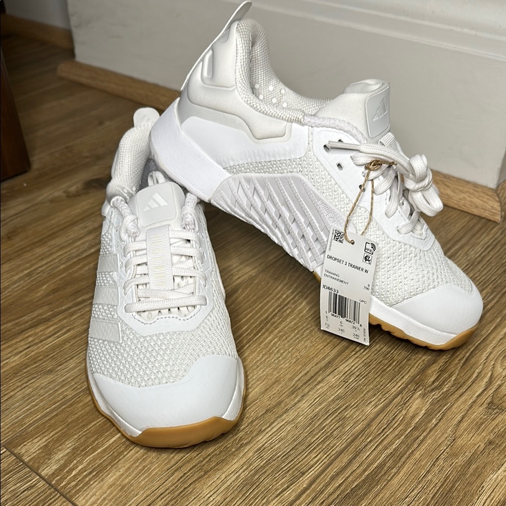 Adidas White Training Shoes (New)